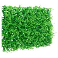 Vidaxl Umelý plot z listov papradia 24 ks zelený 40x60 cm