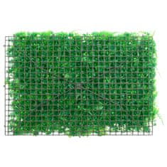 Vidaxl Umelý plot z listov papradia 24 ks zelený 40x60 cm