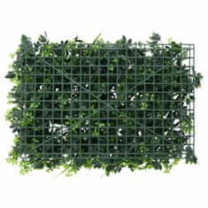 Vidaxl Umelý plot z lisov 24 ks zelený 40x60 cm