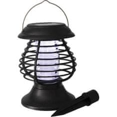 HIT Solárna LED lampa s UV odpudzovačom hmyzu