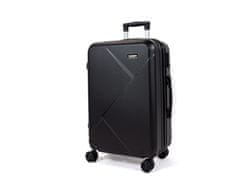 Mifex  Cestovný kufor sredny V99, čierny, TSA,68x43x25