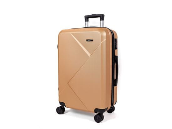 Mifex  Cestovný kufor V99 zlatý,36L,palubný,TSA