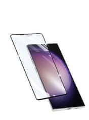 CellularLine Ochranné tvrdené sklo pre celý displej Capsule pre Samsung Galaxy S24 Ultra