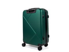 Mifex  Cestovný kufor veľký V99, tmavo zelený, TSA,75x50x30