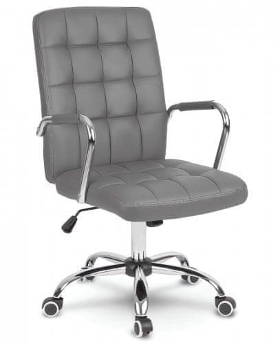 GORDON  G401 Kancelárska stolička EKO koža šedá