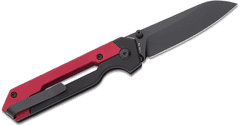 Kizer Ki3632A2 Hyper jubilejný vreckový nôž 7,6 cm, čierna, červená, hliník