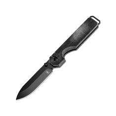 Kizer V3649C1 KUH vreckový nôž 8,1 cm, celočierna, Micarta