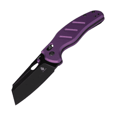 Kizer V4488AC1 C01C Sheepdog Purple vreckový nôž 8 cm, čierna, fialová, hliník