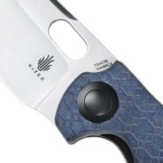Kizer V4488C3 C01C Sheepdog Richlite vreckový nôž 8,4 cm, modrá, Richlite (kompozit)