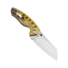 Kizer V4593C5 Towser K PEI vreckový nôž 8,6 cm, žltá, PEI (plast)