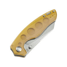 Kizer V4593C5 Towser K PEI vreckový nôž 8,6 cm, žltá, PEI (plast)