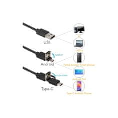 Inskam 107 Endoskop USB-C/MicroUSB/USB 3,9 mm, 720p, 3,5 m pevný kábel