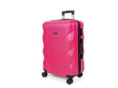 Mifex  Cestovný kufor veľký V265, ružový, TSA,75x50x30