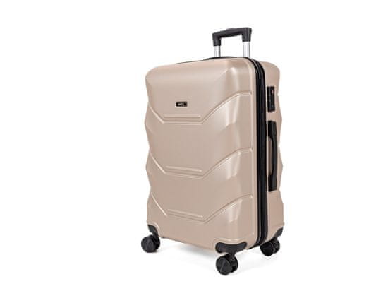 Mifex Cestovný kufor veľký V265, champagne, TSA,75x50x30