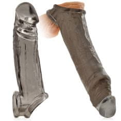 XSARA Anatomický erekční návlek prodlužující penis o 3 cm - 78532154