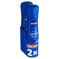 Nivea Protect & Care Sprej antiperspirant 2 x 150 ml