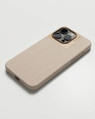 Nudient Bold Case MagSafe - Kryt iPhone 15 Pro Max, Linen Beige
