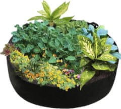 Netscroll Záhradný záhon pre bujný a rýchly rast všetkých druhov rastlín, kvetinový záhon, pevný záhon z odolnej vzdušnej tkaniny, ideálny pre zemiaky, kvety a všetky druhy zeleniny, GardenGrowBag