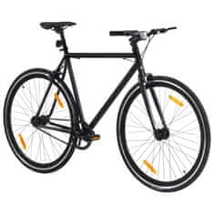 Vidaxl Bicykel s pevným prevodom čierny 700c 55 cm