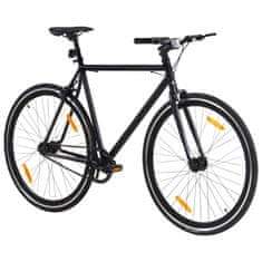 Vidaxl Bicykel s pevným prevodom čierny 700c 59 cm