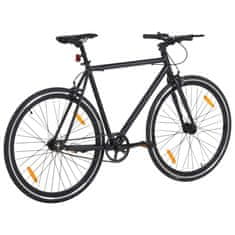 Vidaxl Bicykel s pevným prevodom čierny 700c 59 cm