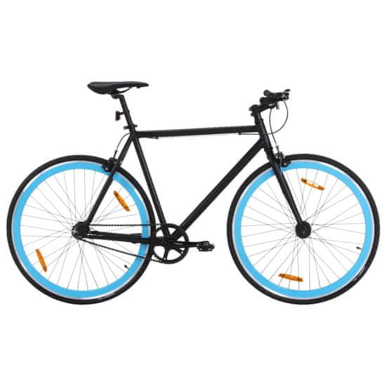 Petromila vidaXL Bicykel s pevným prevodom čierno-modrý 700c 51 cm