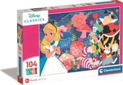 Clementoni Puzzle Disney: Alenka v ríši divov 104 dielikov