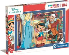 Clementoni Puzzle Disney: Pinocchio 104 dielikov