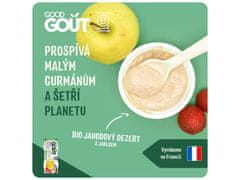Good Gout BIO Dezert jahodový s jablkom (2x100 g), 6m+