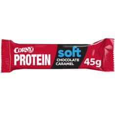 CORNY Protein SOFT Čokoláda-karamel 12x45g