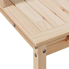 Vidaxl Stôl na presádzanie s policami 108x50x109,5 cm masívna borovica