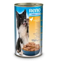 Reno konzerva pre psov kúsky hydina 1240g