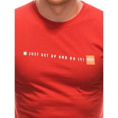 Edoti Pánske tričko S1920 červené MDN124876 L