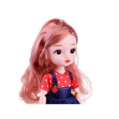 JOKOMISIADA Krásna detská bábika pohyblivé končatiny dlhé vlasy 24 cm ZA4655