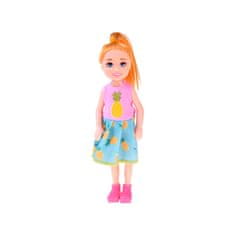 JOKOMISIADA Rozkošná bábika Mini 13cm v šatách ZA4628