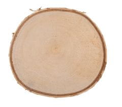 Popron.cz Dekoratívny drevený plátok, D: približne 15 cm,