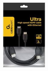 Gembird CABLEXPERT kábel HDMI 2.1, 8K, M/M, 2m, čierna