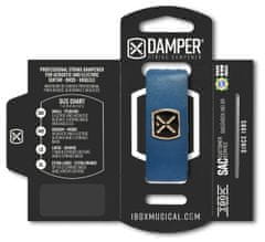 iBOX DSLG07 Damper large - Leather iron tag - blue color