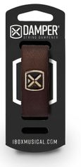 iBOX DTSM18 Damper small - Polyester iron tag - brown color