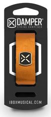 iBOX DMXL03 Damper extra large - Leather iron tag - metallic orange color