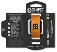 iBOX DMMD03 Damper medium - Leather iron tag - metallic orange color