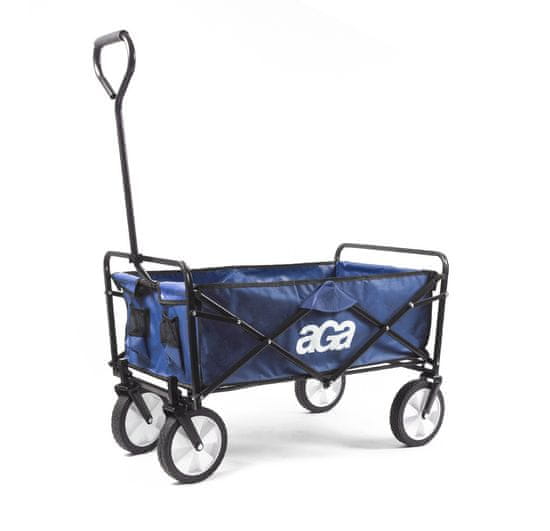 Aga Skladací prepravný vozík MR4610 Modrý