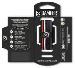 iBOX DKMD05 Damper medium - Polyester fabric tag - red, white, black