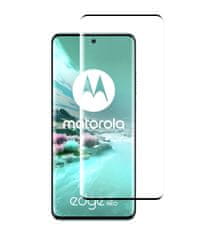 Nuvo ochranné sklo na displej pre Motorola Edge 40 Neo 5G čierny rám