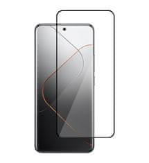 Nuvo ochranné sklo na displej pre Xiaomi 14 5G čierny rám