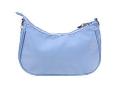 Disney DISNEY Stitch Modrá kabelka bageta na rameno, strieborný reťaz 25x15x5 cm 