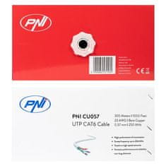 PNI CU057 Kábel UTP CAT6 0,57 mm