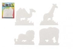 HAMA Podložka na zažehľovacie korálky MIDI slon, žirafa, lev, ťava plast 19x24cm