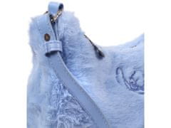 Disney DISNEY Stitch Plyšová kabelka bageta na rameno, modrá 25x7x17 cm 