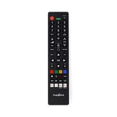 Nedis TVRC45PASHBK - Náhradný Diaľkový Ovládač | Panasonic / Sharp TV | Predprogramovaný | Čierna